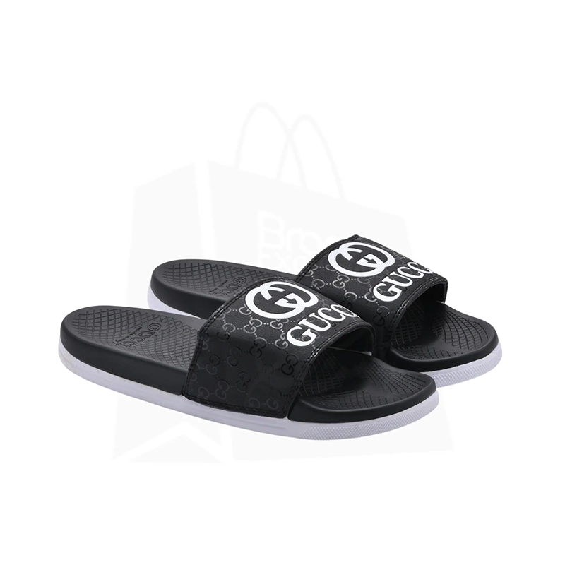 GUCCI Comfort Logo Slipper (Black)
