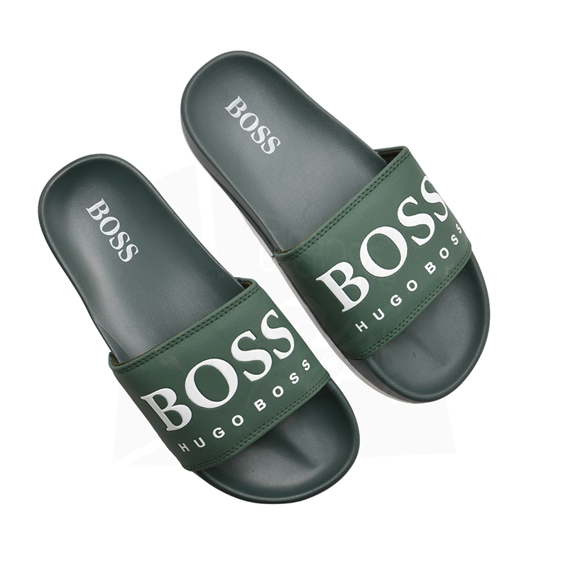 Hugo Boss Slides Bottle Green