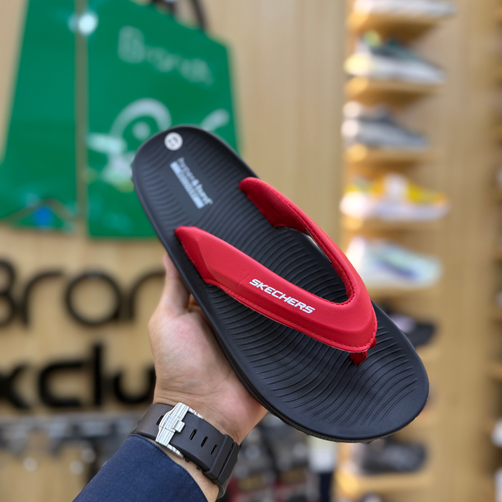 Sketchers Hyperburst Slipper Black Red