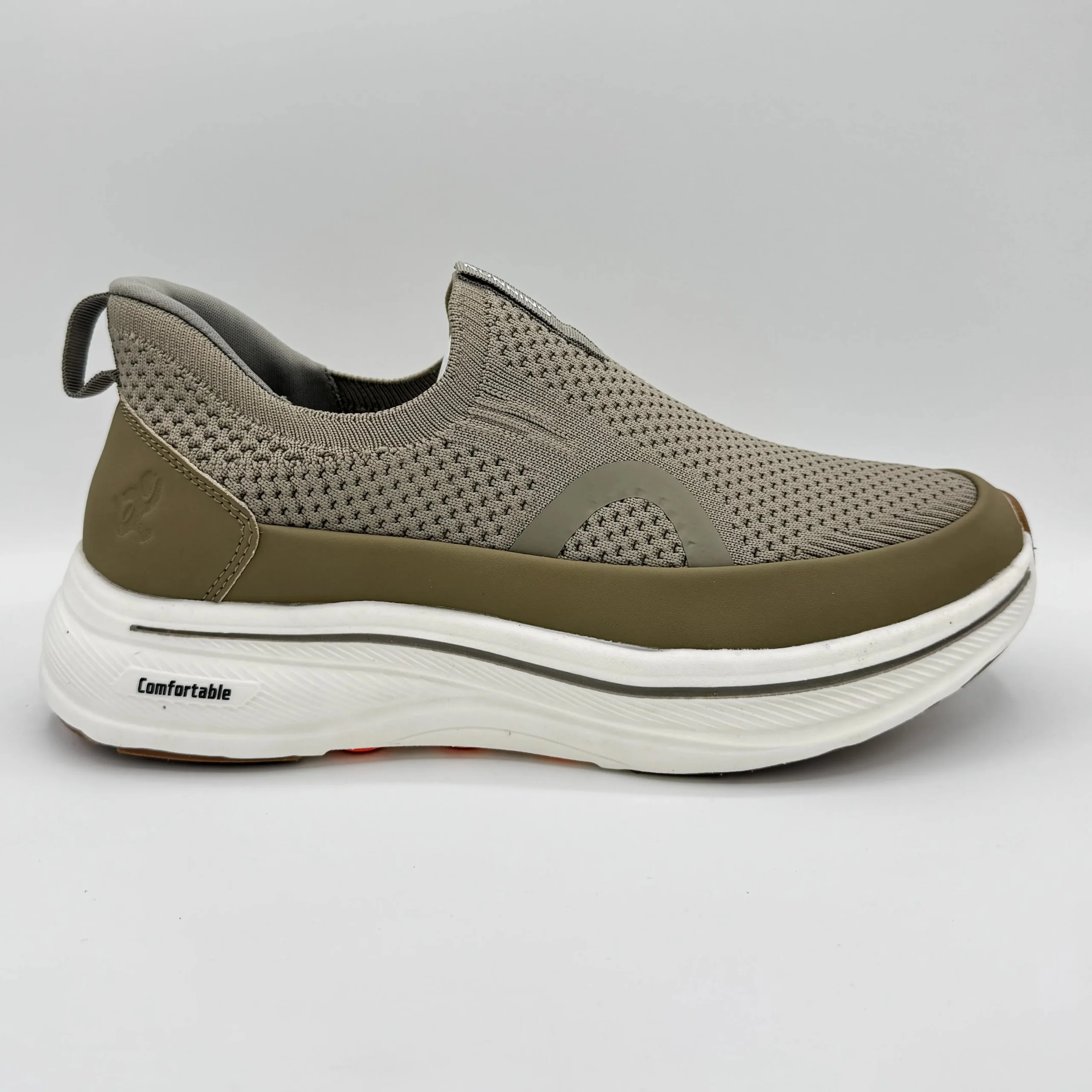 Exclusive Gel Slip On Khaki